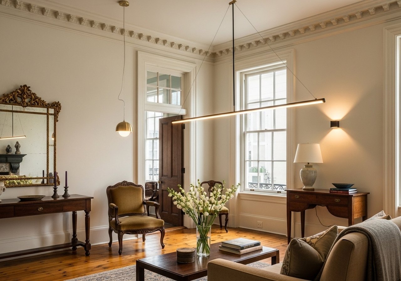 How to Mix Antiques with Modern Lighting Without It Looking Wrong